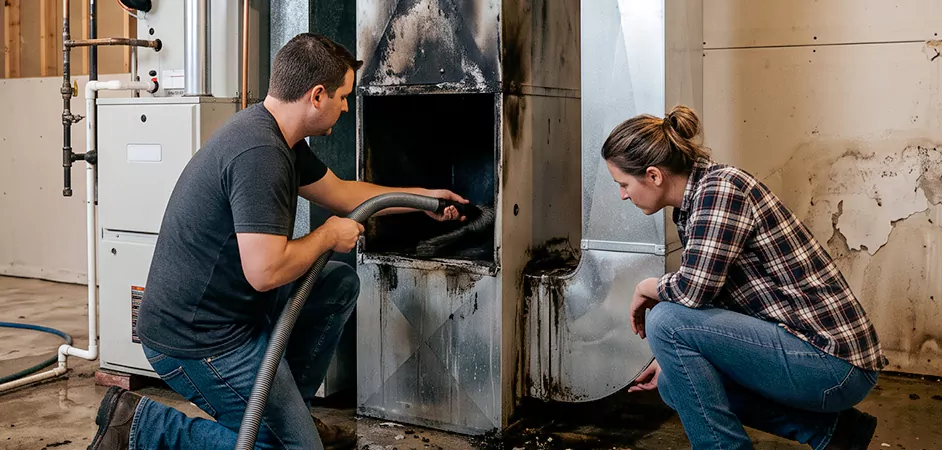 Fire and Flood Duct Restoration in Paterson, NJ