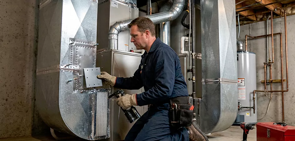 Supply and Return Plenum Repair in Paterson