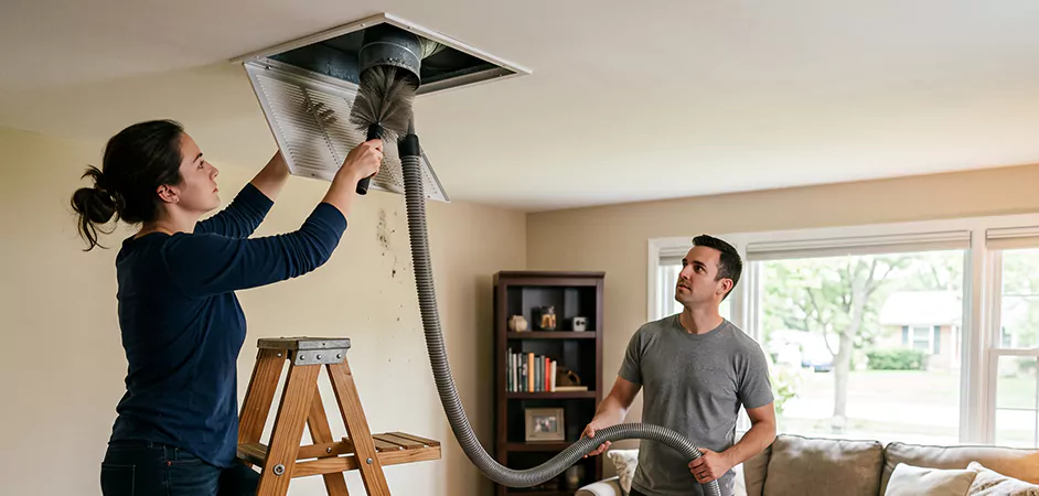 Roof and Wall Exhaust Cap Cleaning in Paterson