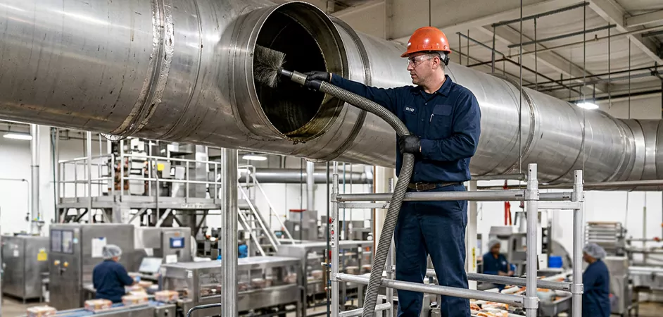 Food Processing Facility Duct Cleaning in Paterson