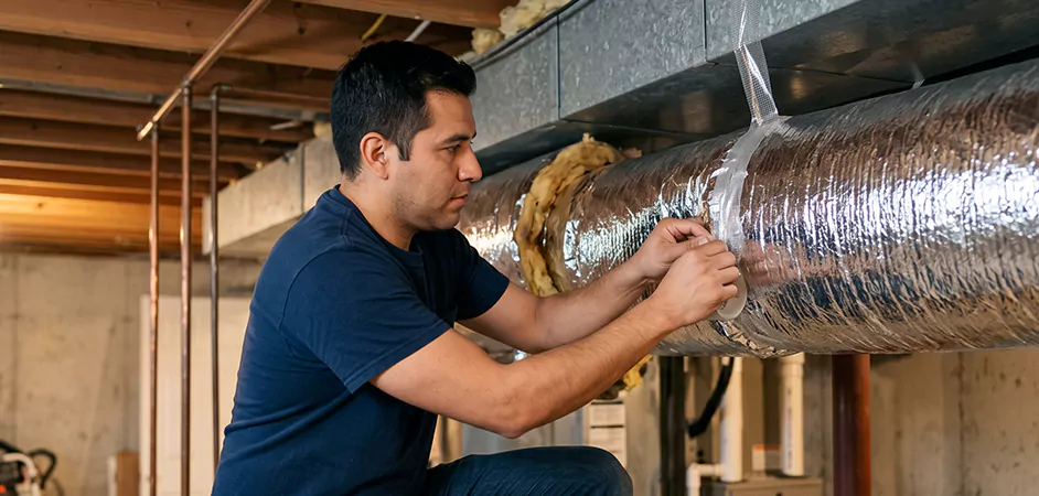 Duct Insulation Upgrade in Paterson